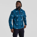 Craghoppers Mens Dewlish Insulating Overhead Stud Neck Fleece-BLUE NAVY