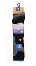 Mens 2 Pack Pack Thermal Ski Socks 6-11