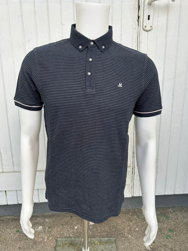 Mineral Mens Marix Short Sleeve Polo-INDIGO