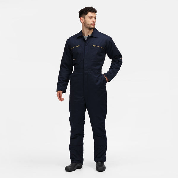 Regatta Pro Zip Fastening Insulated Thermal Coverall Boiler Suit Regular Length