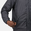 Regatta Mens Eco Dover Waterproof Windproof Fleece Lined Work Jacket -SEAL GREY