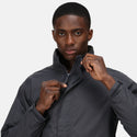 Regatta Mens Eco Dover Waterproof Windproof Fleece Lined Work Jacket -SEAL GREY