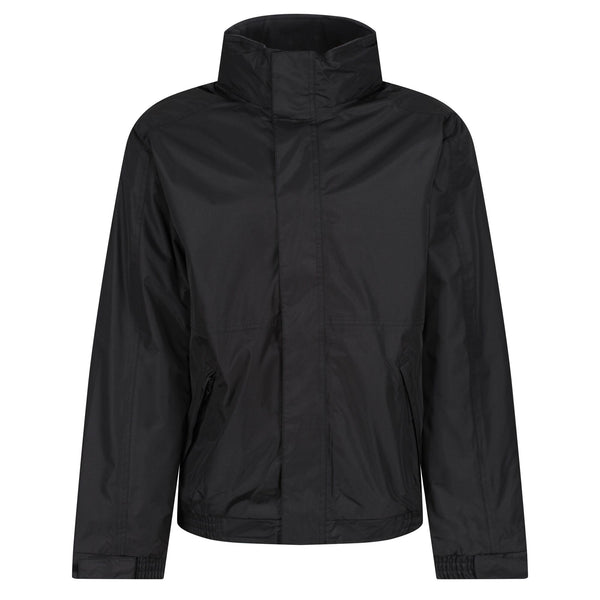 Regatta Mens Eco Dover Waterproof Windproof Fleece Lined Work Jacket -BLACK