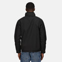 Regatta Mens Eco Dover Waterproof Windproof Fleece Lined Work Jacket -BLACK