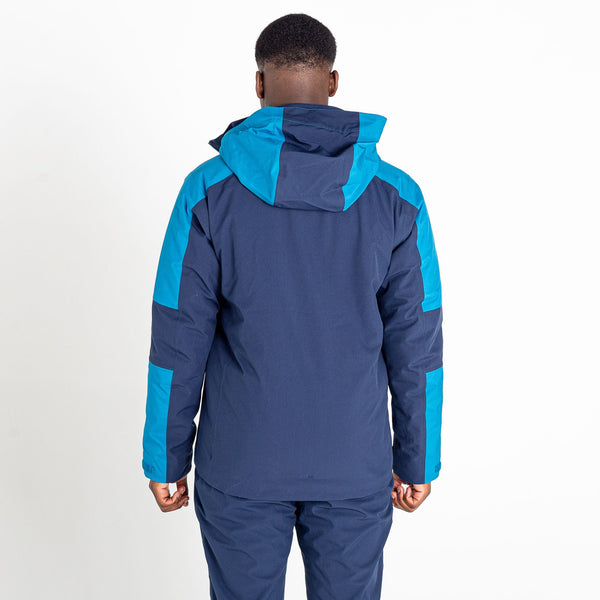 Dare2b Mens Waterproof Breathable Windproof Stretch Emulate Ski Jacket-METHYL BLUE