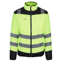 Regatta Mens Pro Hi Vis Thermal Work Jacket-HIVIZ YELNVY