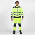 Regatta Mens Pro Hi Vis Thermal Work Jacket-HIVIZ YELNVY