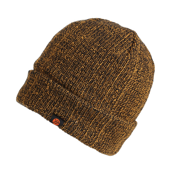 Regatta Mens Pro Marl Knit Fleece Lined Beanie -ORANGE