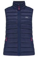 Mac in a Sac Ladies Thermolite Gilet – lightweight, water repellent, and packable bodywarmer for walking and commuting in navy