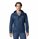 Columbia Mens Pouring Adventure Waterproof Breathable Packable Jacket-NAVY