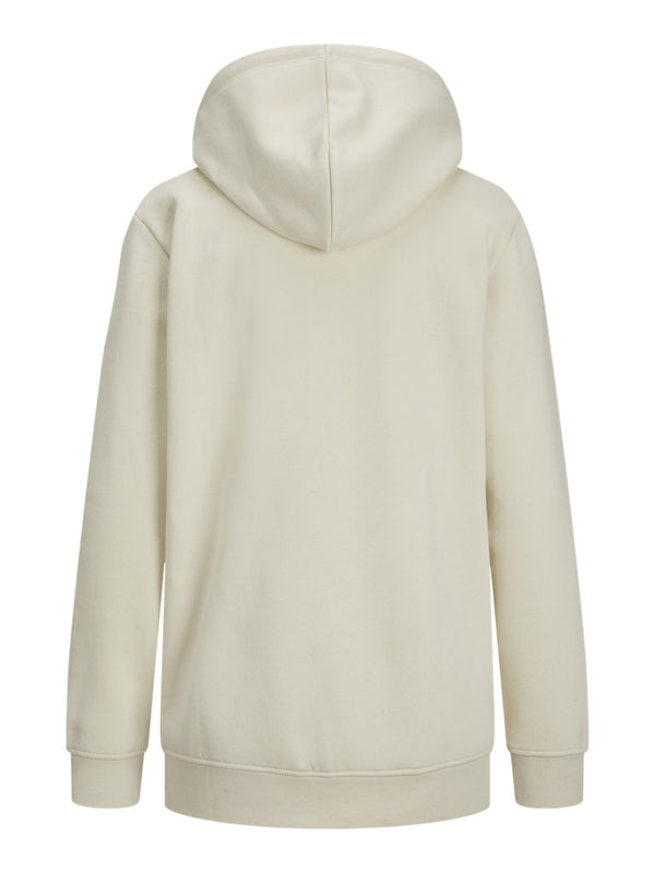 JJXX ladies Abbie Overhead Relaxed Fit Hooded Sweatshirt-MOONBEAM