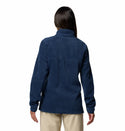 Columbia Ladies Benton Springs 1/2 Snap II Pull Over Fleece-NAVY