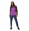 Columbia Ladies Benton Springs 1/2 Snap II Pull Over Fleece-PURPLE