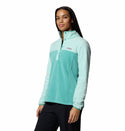 Columbia Ladies Benton Springs 1/2 Snap II Pull Over Fleece-TEAL