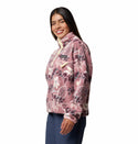 Columbia Ladies Helvetia II Cropped Half Snap Regular Fit Patterned Fleece-FIG