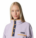 Columbia Ladies Helvetia II Cropped Half Snap Regular Fit Fleece-LAVENDER