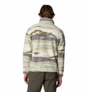 Columbia Mens Helvetia II Regular Fit Printed Half Snap Fleece-SAFARI