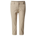 Craghoppers Ladies Kiwi Pro II Crop Stretch Water Repellent Sun Protective Quick Dry Trousers-SAND