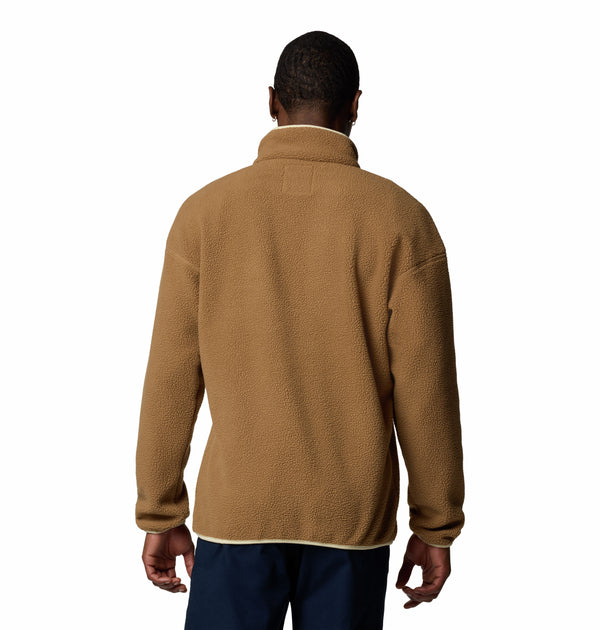 Columbia Men's Helvetia II Regular Fit Half Snap Fleece-SAND