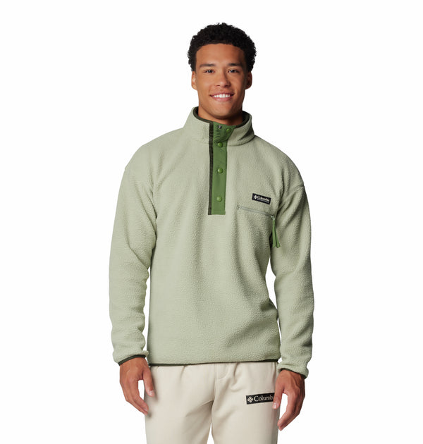 Columbia Men's Helvetia II Regular Fit Half Snap Fleece-SAFARI