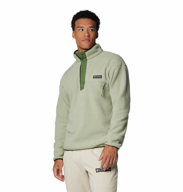 Columbia Men's Helvetia II Regular Fit Half Snap Fleece-SAFARI