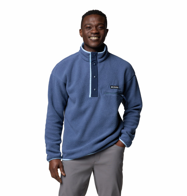 Columbia Men's Helvetia II Regular Fit Half Snap Fleece-DARK MOUNTAI