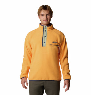 Columbia Men's Helvetia II Regular Fit Half Snap Fleece-ORANGE