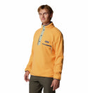 Columbia Men's Helvetia II Regular Fit Half Snap Fleece-ORANGE