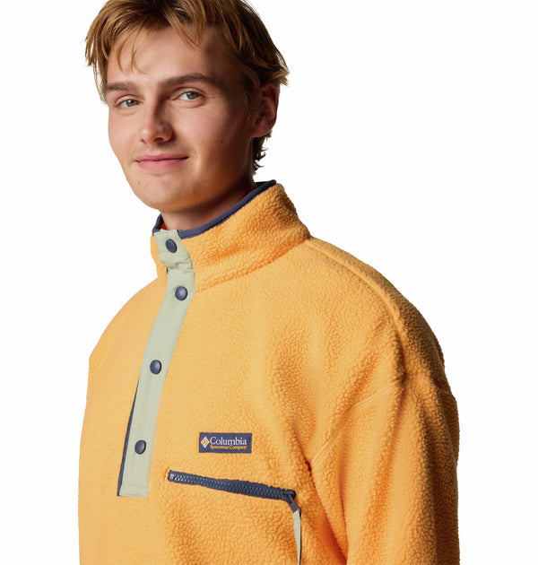 Columbia Men's Helvetia II Regular Fit Half Snap Fleece-ORANGE