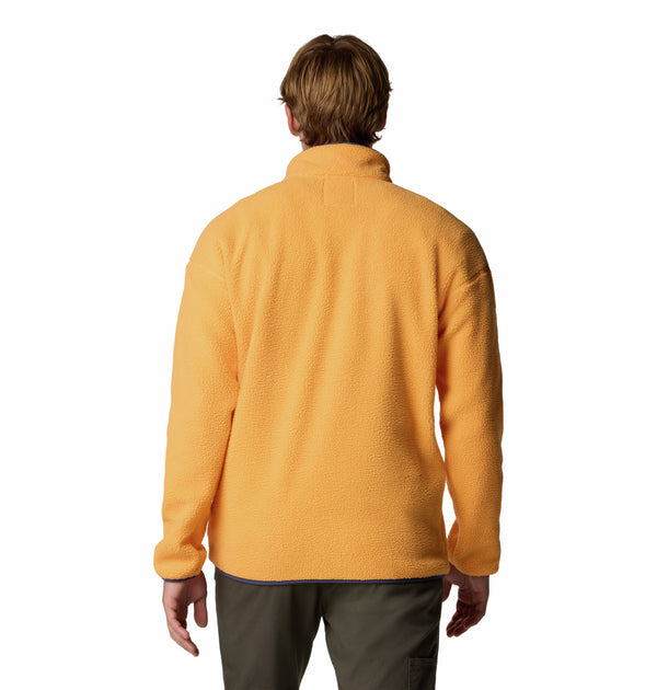 Columbia Men's Helvetia II Regular Fit Half Snap Fleece-ORANGE