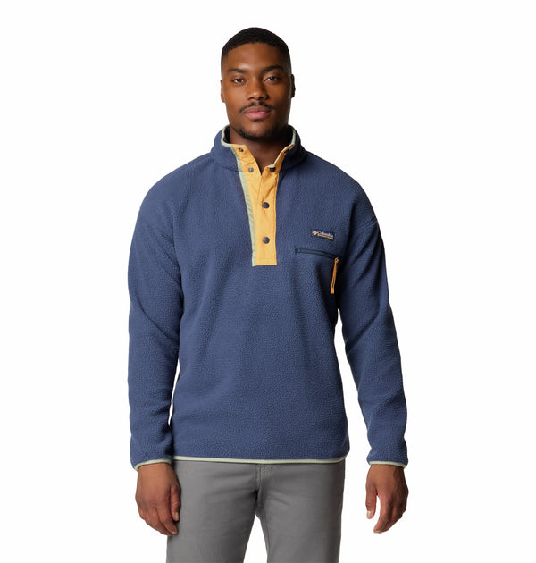 Columbia Men's Helvetia II Regular Fit Half Snap Fleece-NOCTURNAL