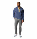 Columbia Men's Helvetia II Regular Fit Half Snap Fleece-NOCTURNAL