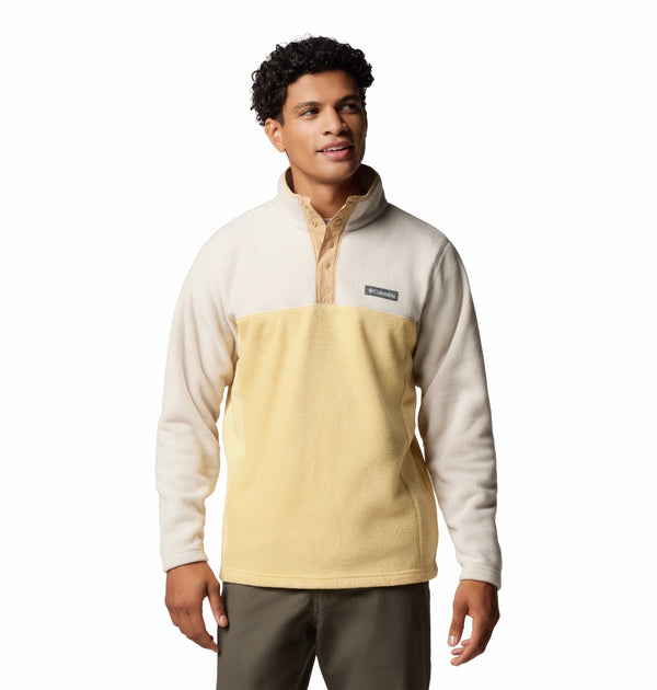 Columbia Men's Steens Mountain II Regular Fit Half Snap Fleece-SAND