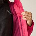 Regatta Ladies Waterproof Breathable Bayletta Walking Hiking Jacket -PINK