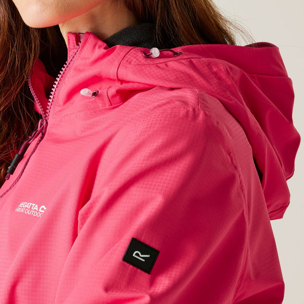 Regatta Ladies Waterproof Breathable Bayletta Walking Hiking Jacket -PINK