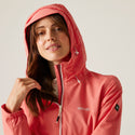 Regatta Ladies Waterproof Breathable Bayletta Walking Hiking Jacket -POWDER PINK