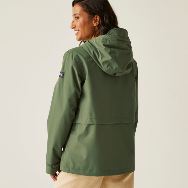 Regatta Ladies Waterproof Breathable Bayletta Walking Hiking Jacket -CLOVER