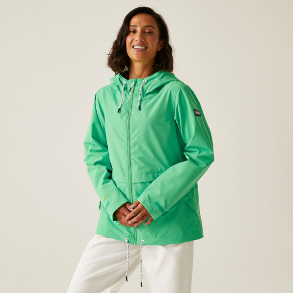 Regatta Ladies Waterproof Breathable Bayletta Walking Hiking Jacket -GREEN