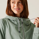 Regatta Ladies Waterproof Breathable Bayletta Walking Hiking Jacket -GLACIER