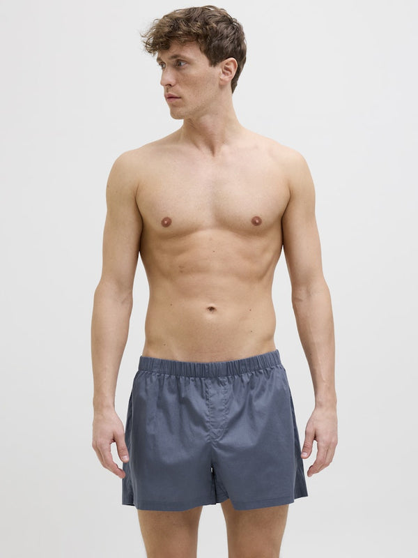 Jack & Jones Mens Milano Comfort 100% Cotton Elasticated Woven 3 Pack Boxers