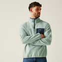 Regatta Mens Frankie Half Zip Fleece-GLACIER