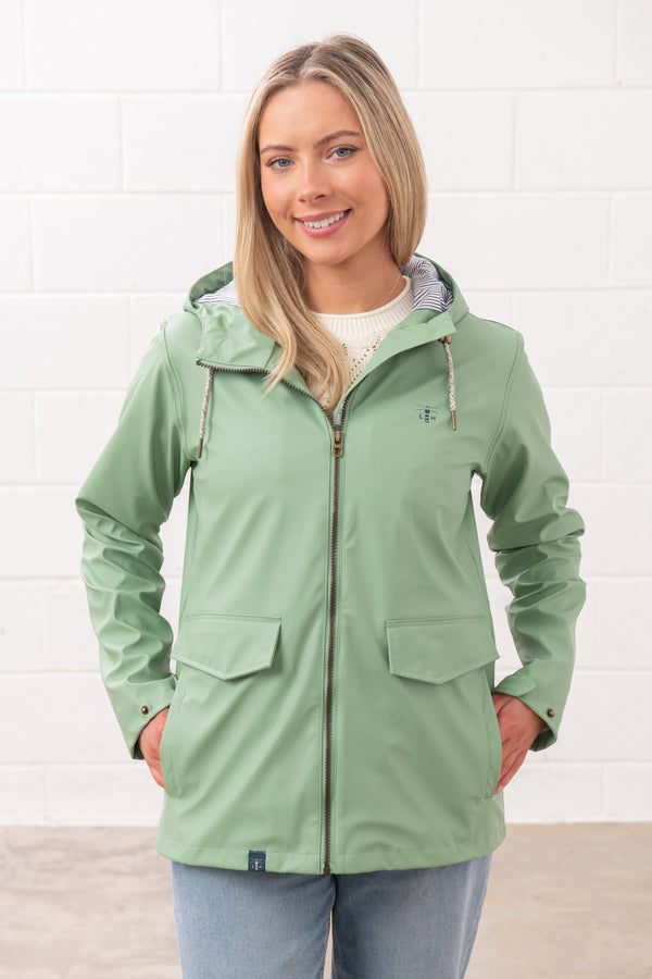 Lighthouse Ladies Lucy Waterproof Windproof Jacket-SAGE