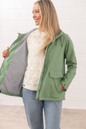 Lighthouse Ladies Lucy Waterproof Windproof Jacket-SAGE