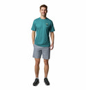 Columbia Mens Kettle River Regular Fit Cotton T-Shirt-BLUE