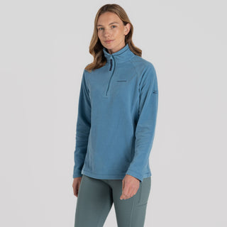 Craghoppers Ladies NT Miska VI Insulating Overhead Half Zip Fleece-DENIM BLUE