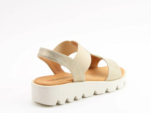Heavenly Feet Ladies Ritz Shimmer Premium Comfort Elasticated Sandal