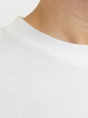 Jack & Jones Mens Regular Fit 100% Cotton Tarmac T-Shirt-BRIGHT WHITE
