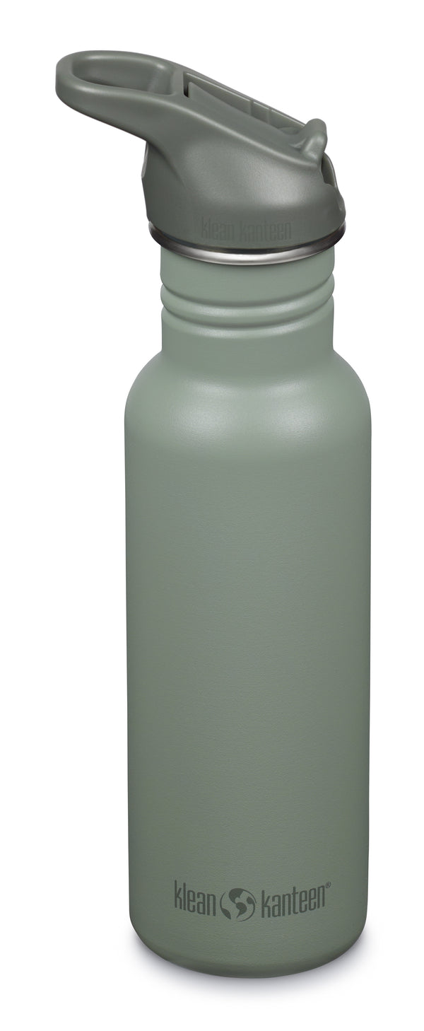 KLEAN KANTEEN Classic 532ml Water Bottle Flip Seal Sports Cap-SEA SPRAY