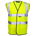 Supertouch Hi Vis Velcro Vest-HIVIZ YELLOW - Borderland Muff