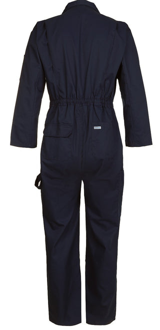 Fort Zip Front Coverall With Elasticated Back-NAVY